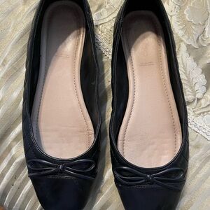 Aldo Black Women's Flats with Bow Detail